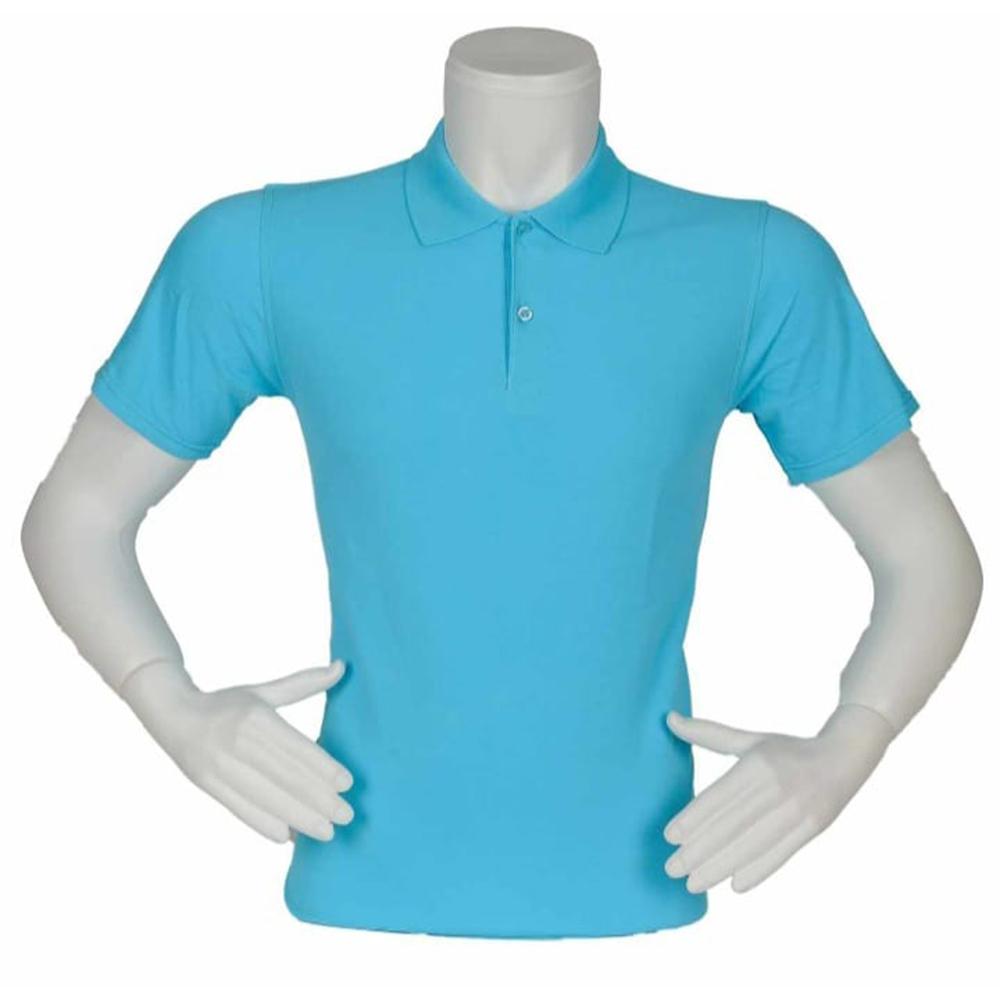 Polo Yaka Compact Penye Kumaş 1. Sınıf Turkuaz Tişört