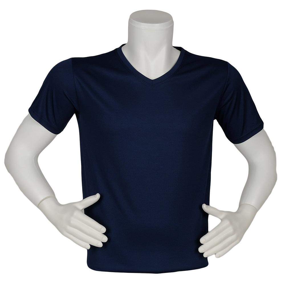 V Yaka Likralı Ter Önleyen Dry Touch Kumaş Lacivert Forma