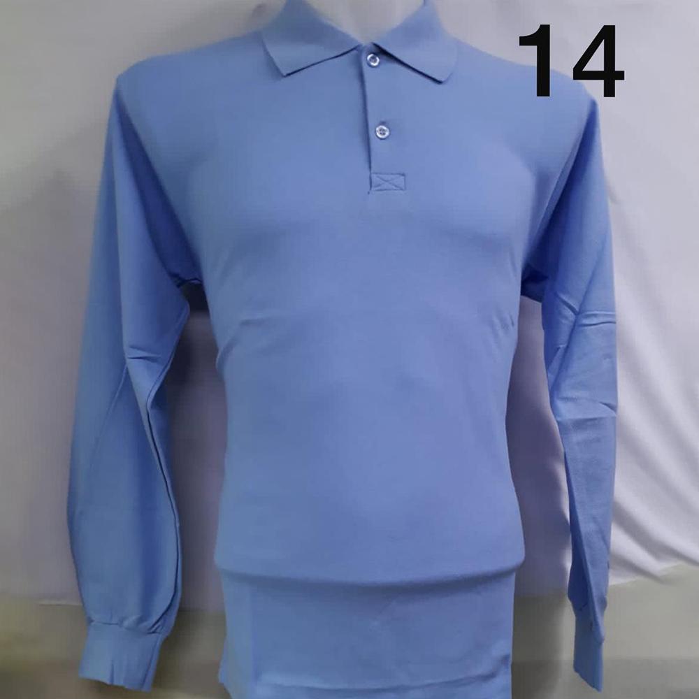 Polo Yaka Şardonlu İki İplik Kışlık Mor Kazak