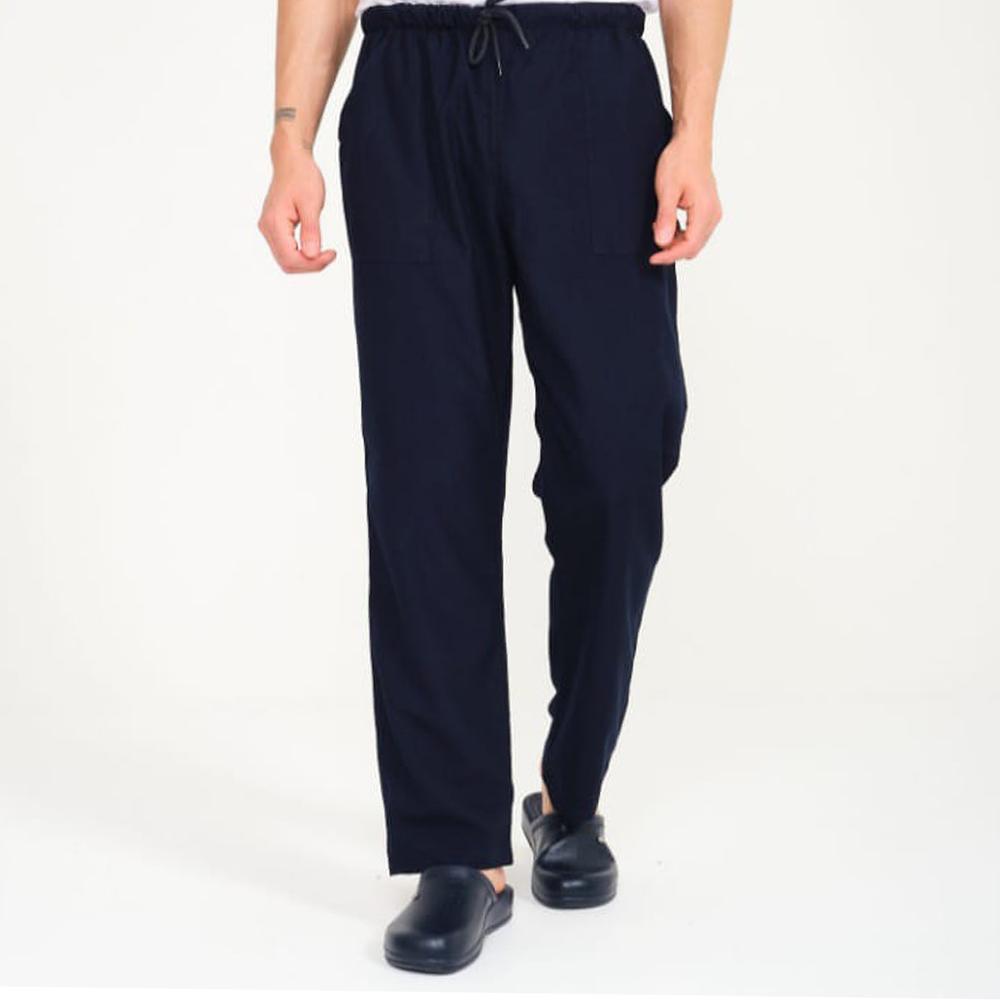 Lastikli Siyah Pantolon