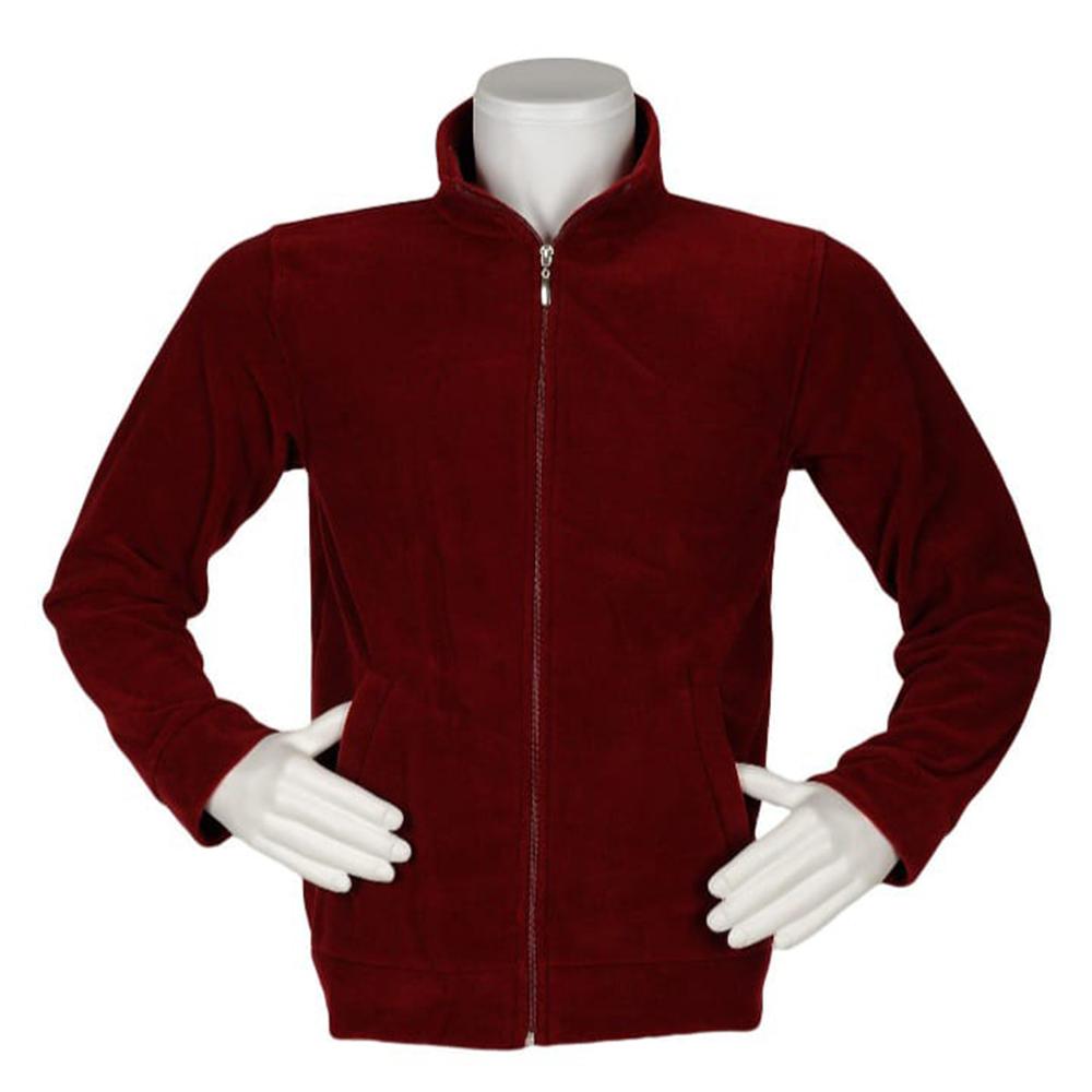 Dik Yaka Fileto 2 Cepli Bordo Polar