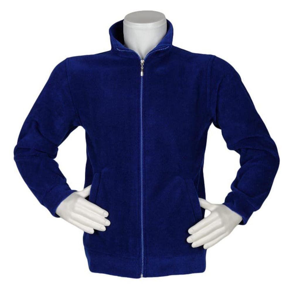 Dik Yaka Fileto 2 Cepli Mavi Polar