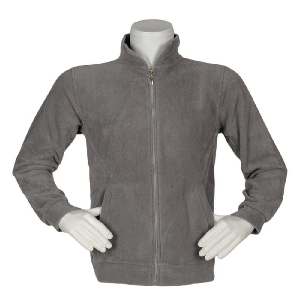 Dik Yaka Fileto 2 Cepli Gri Polar