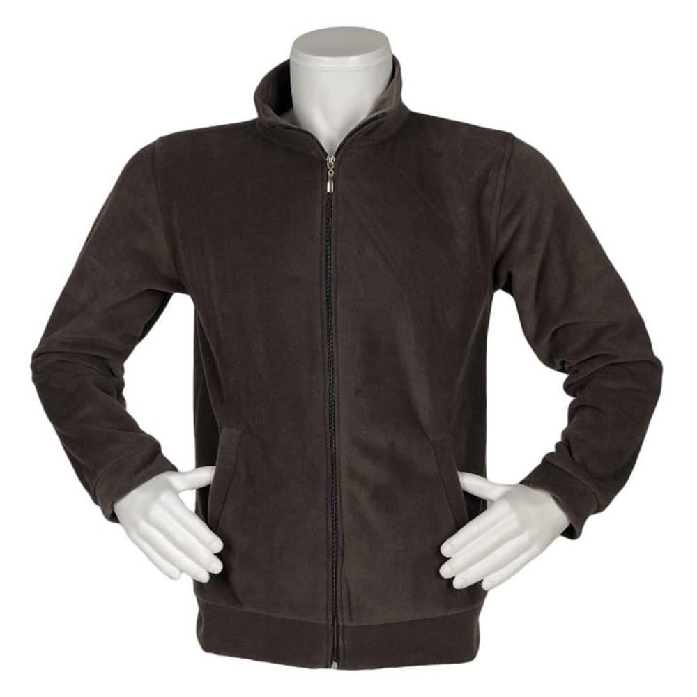 Dik Yaka Fileto 2 Cepli Kahverengi Polar