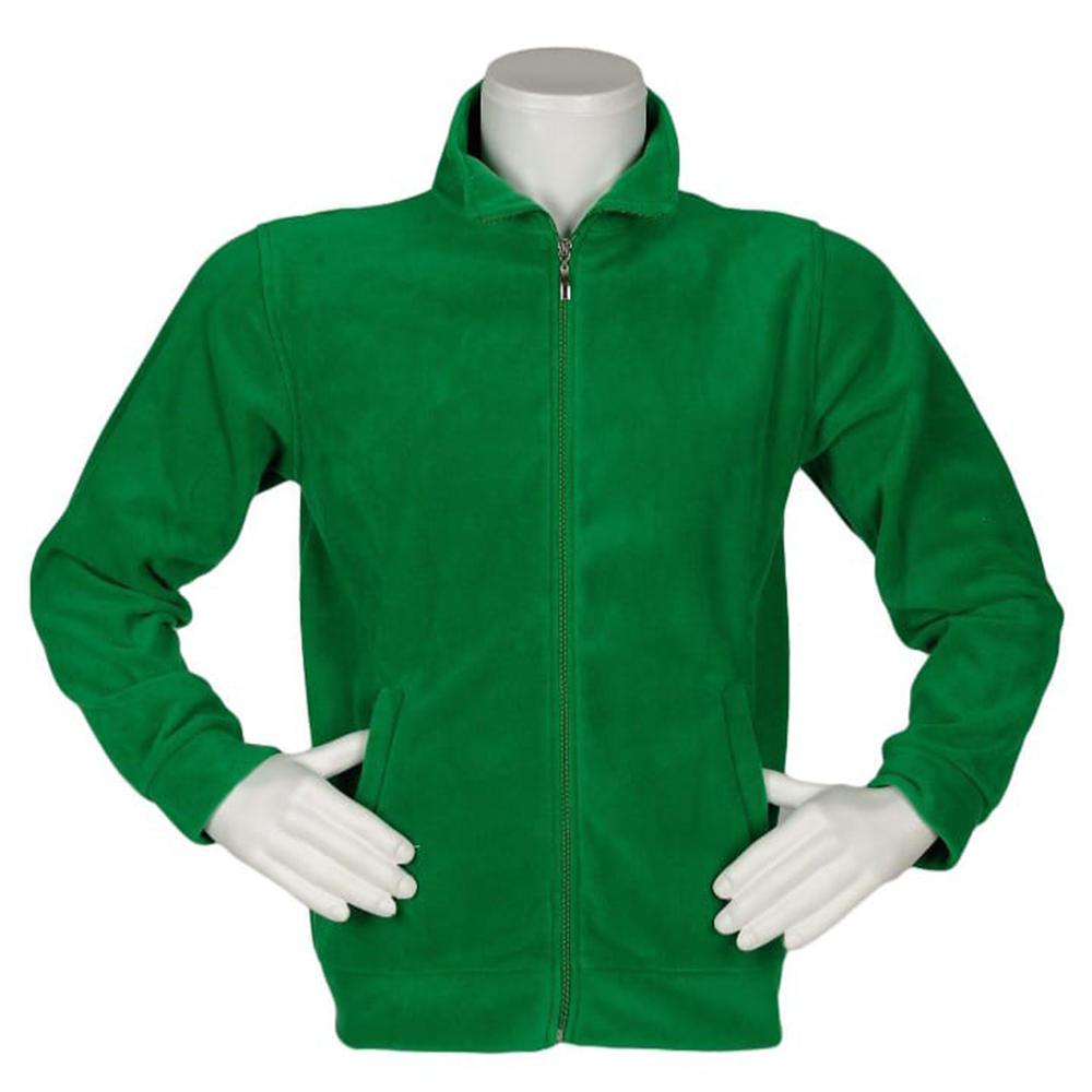 Dik Yaka Fileto 2 Cepli Yeşil Polar