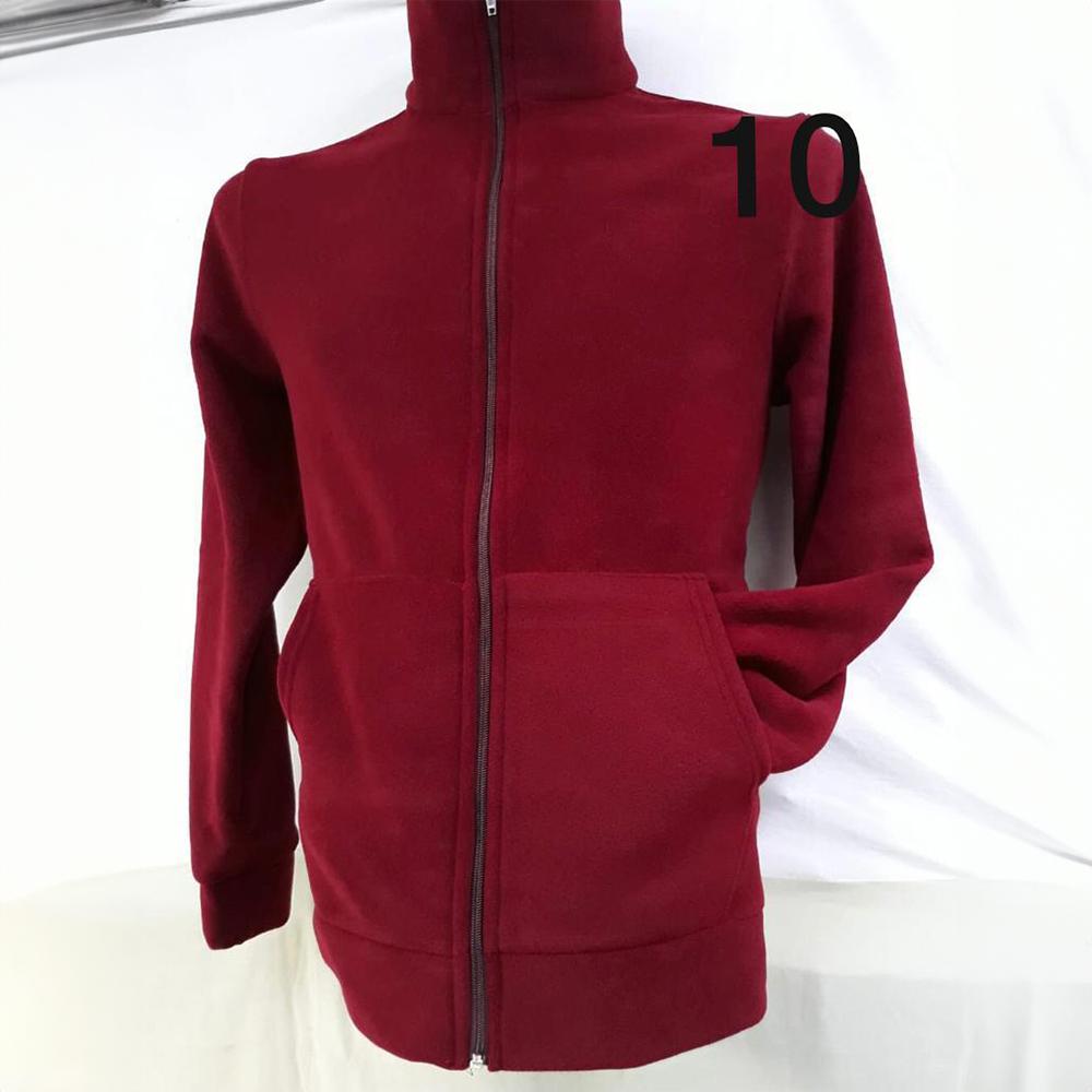 Dik Yaka Kanguru Cepli Model Bordo Polar