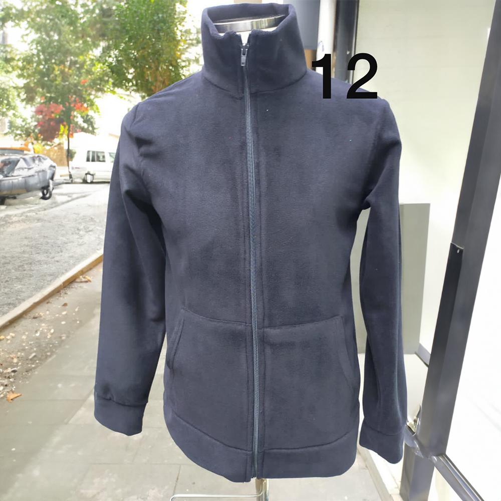 Dik Yaka Kanguru Cepli Model Gri Polar