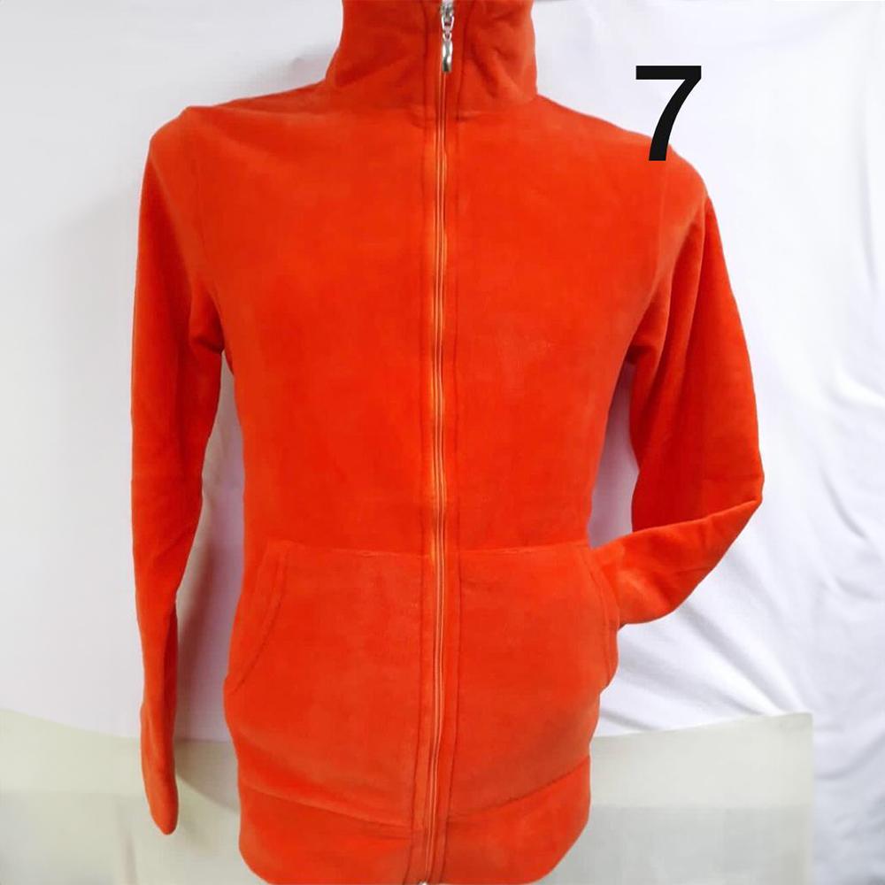 Dik Yaka Kanguru Cepli Model Turuncu Polar