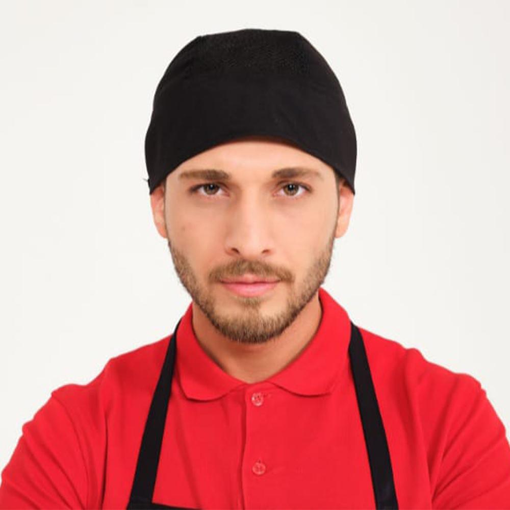 Fileli Model Siyah Aşcı Kuyruklu Bandana