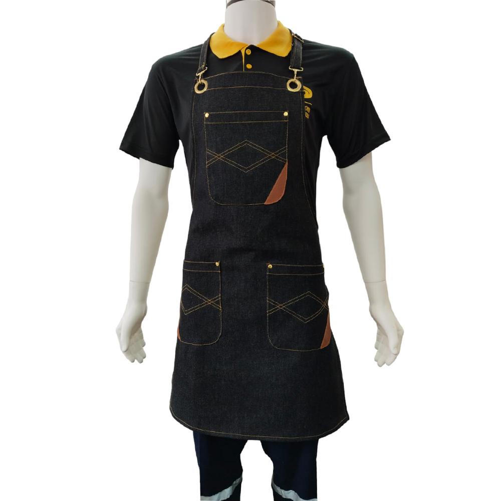 3 Cepli Barista Ayarlanabilen Kot Önlük
