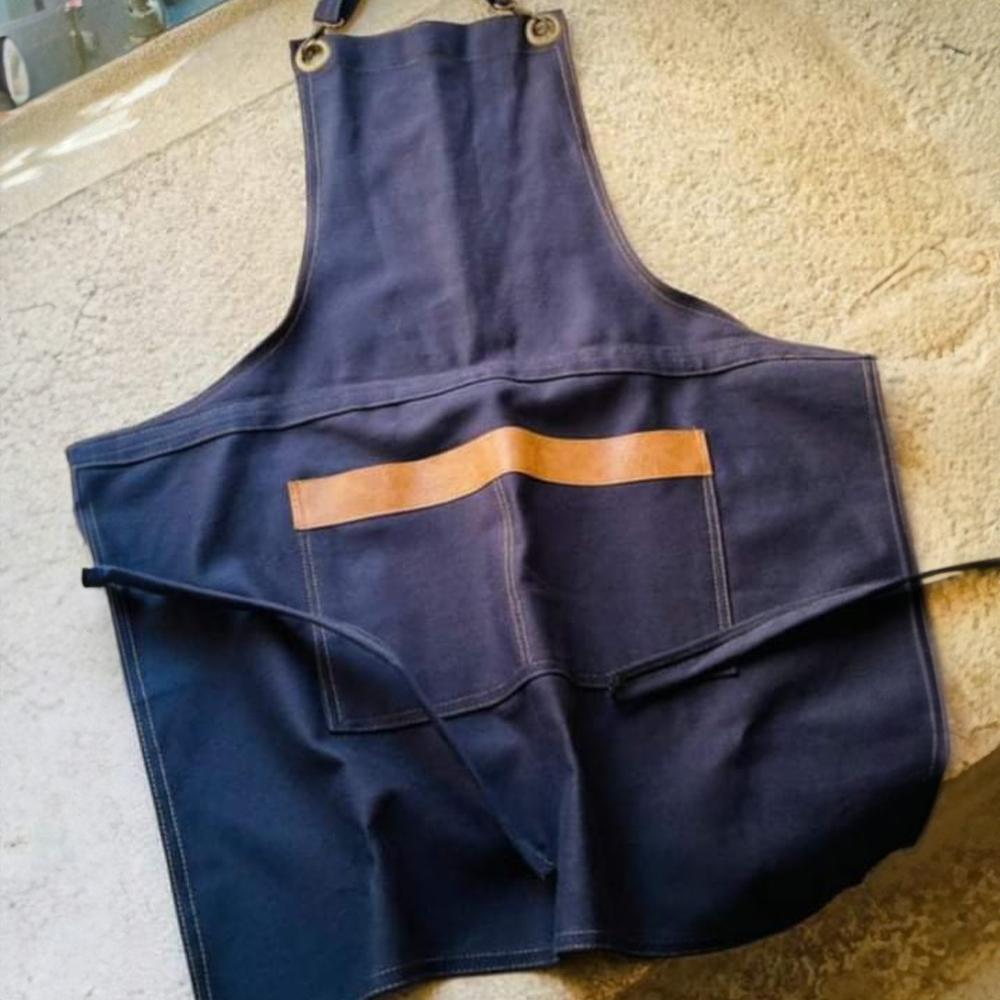 Kot Rengi Ayarlanabilen Cepli Askılı Gabardin Kot Gömlek