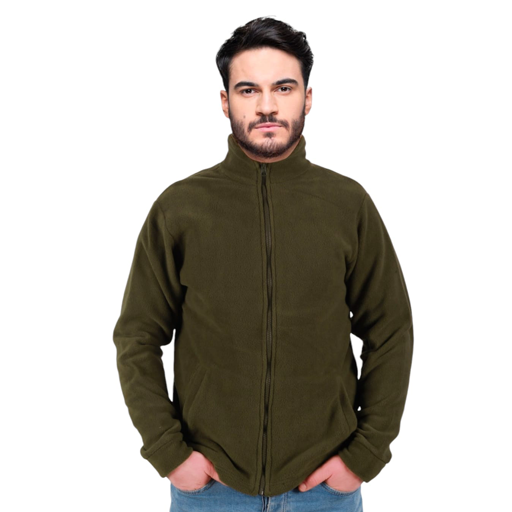 Fileto Dik Yaka 2 Cepli Haki Polar